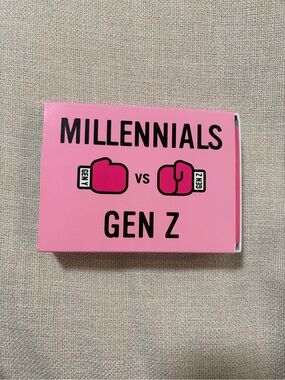 Millennials vs Gen Z Pink Card Game